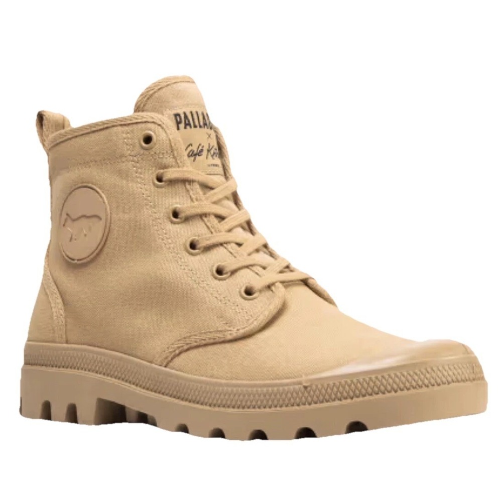 Palladium X Café Kitsune Paris Boots Women's 6 Pallabrousse Woodlin 37 NEW